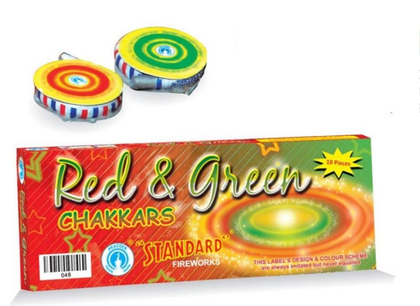 RED & WHITE CHAKKARS (10PCS)