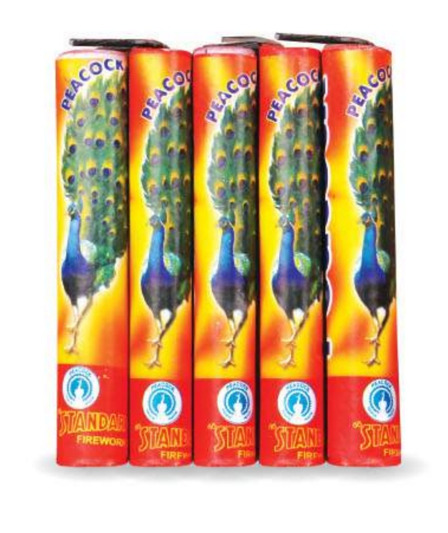 9CM PEACOCK (5PCS)