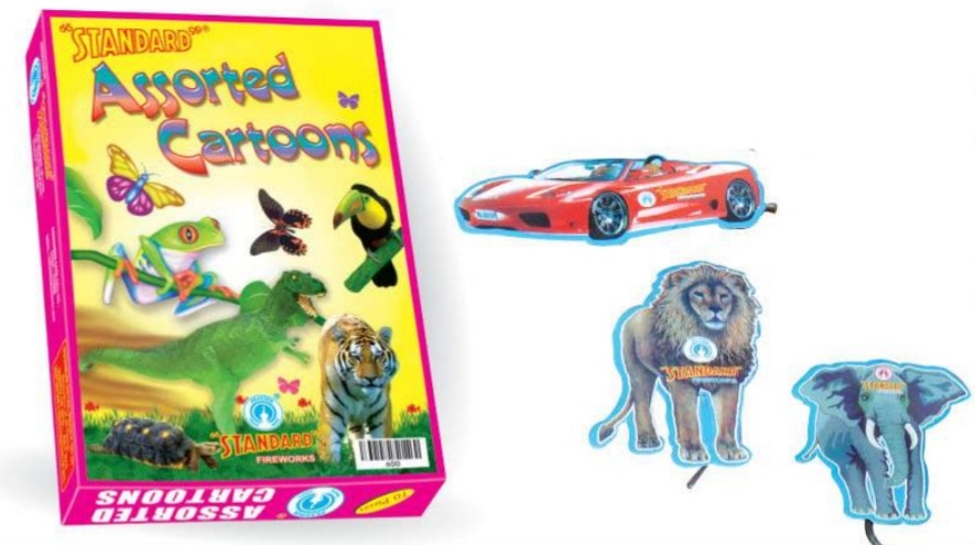 ASSORTED CARTOONS (10PCS)