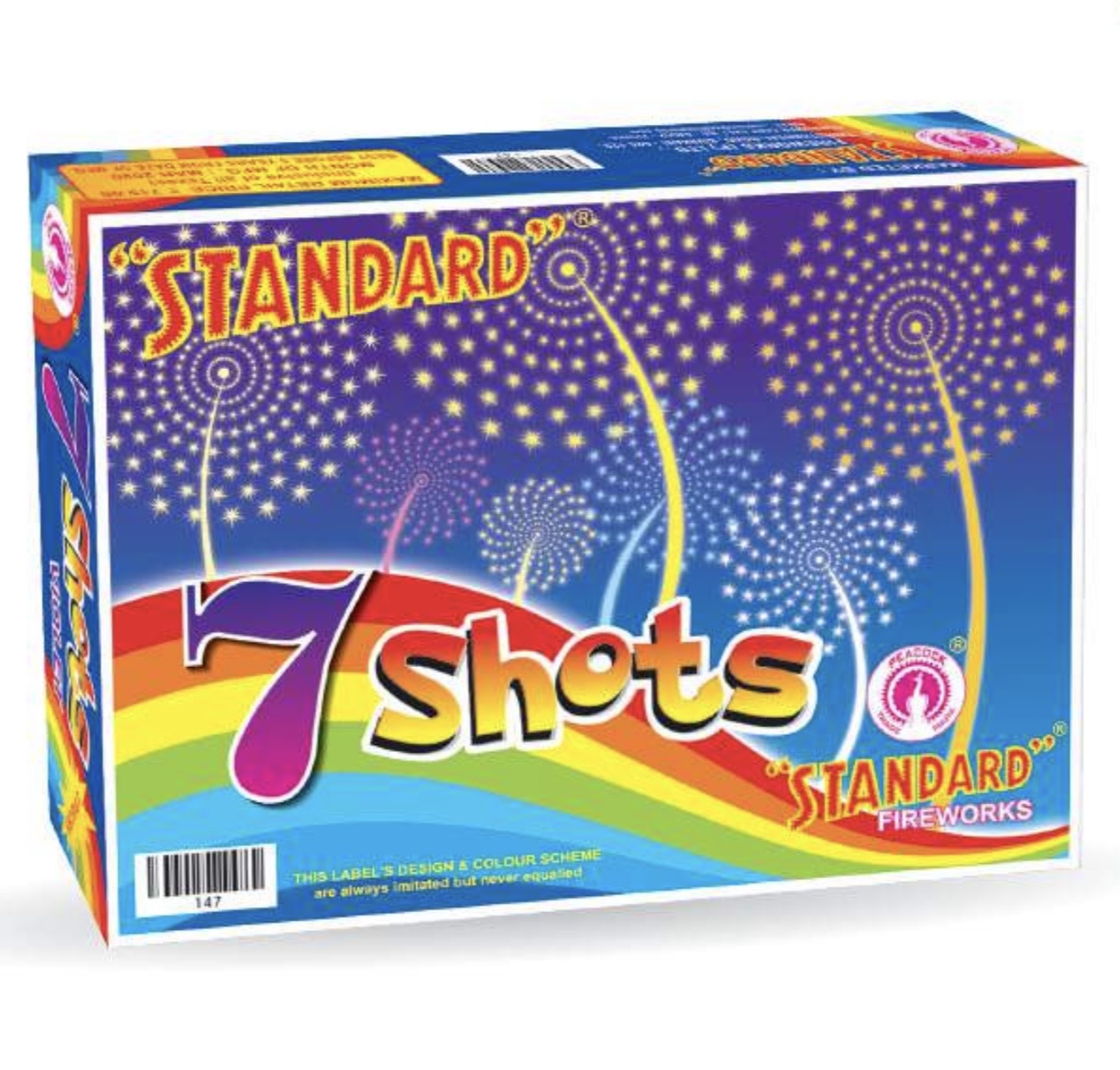 SEVEN SHOTS RED/VIOLET (5PCS)